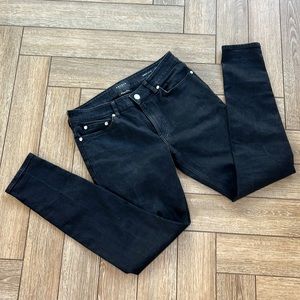 PACSUN slim black jeans active stretch skinniest denim jeans pants